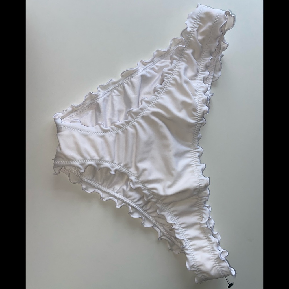 Ruffle Scrunch Cheeky Bikini Bottoms